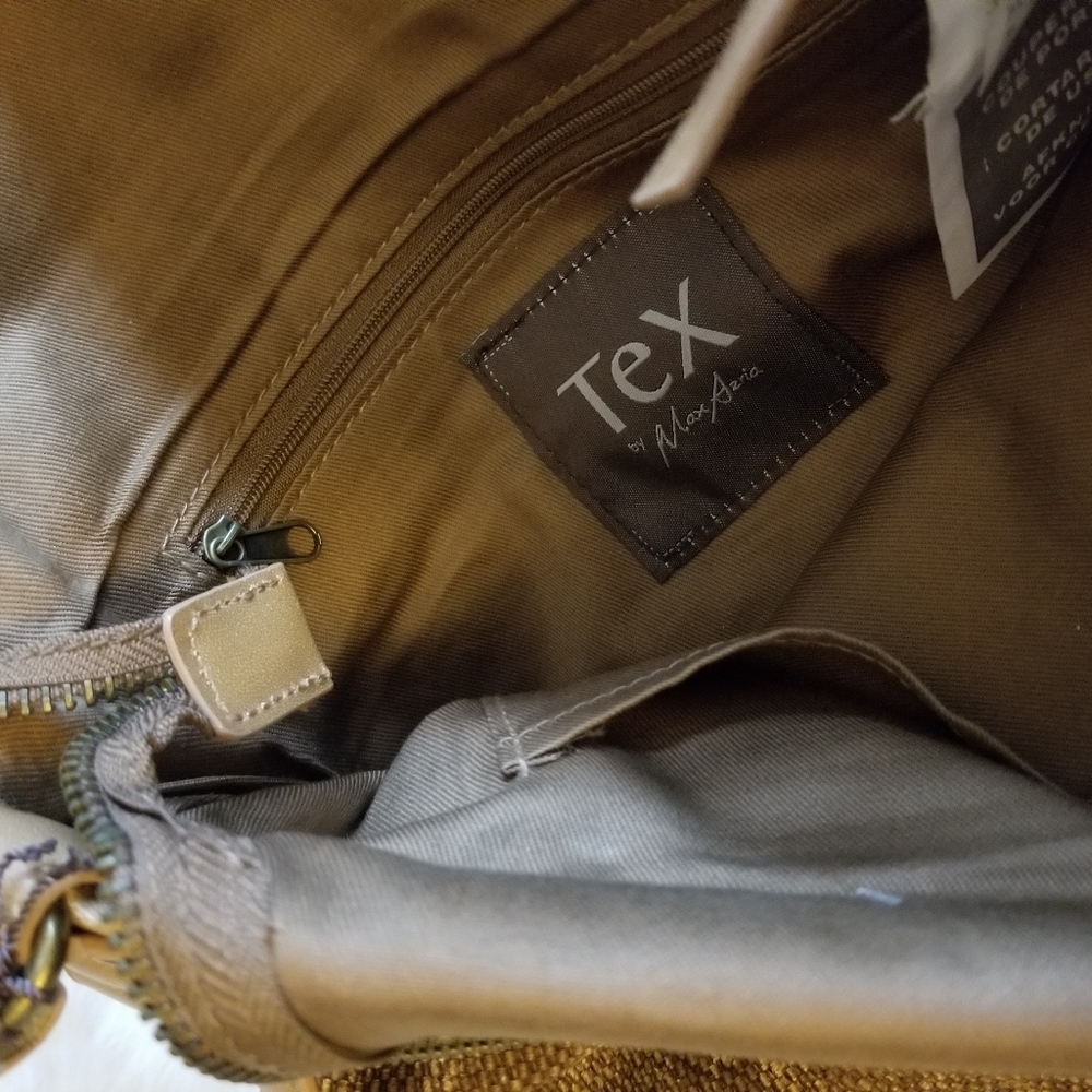 TEX by Max Azria  Purse Fold Over Flap New Vtg - Picture 7 of 8